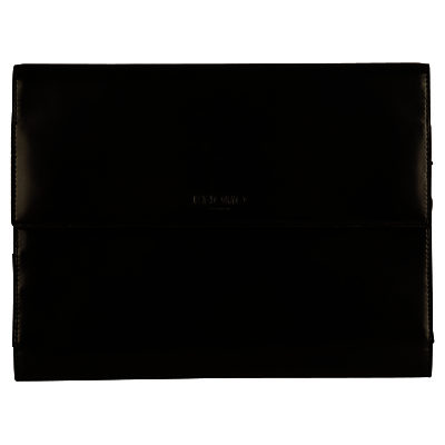 Knomo Knomad Mini Leather, Portable Organiser for Tablets up to 8 , Black